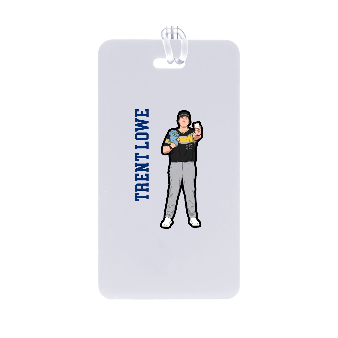 Bag Tag — Name Vertical in Classic