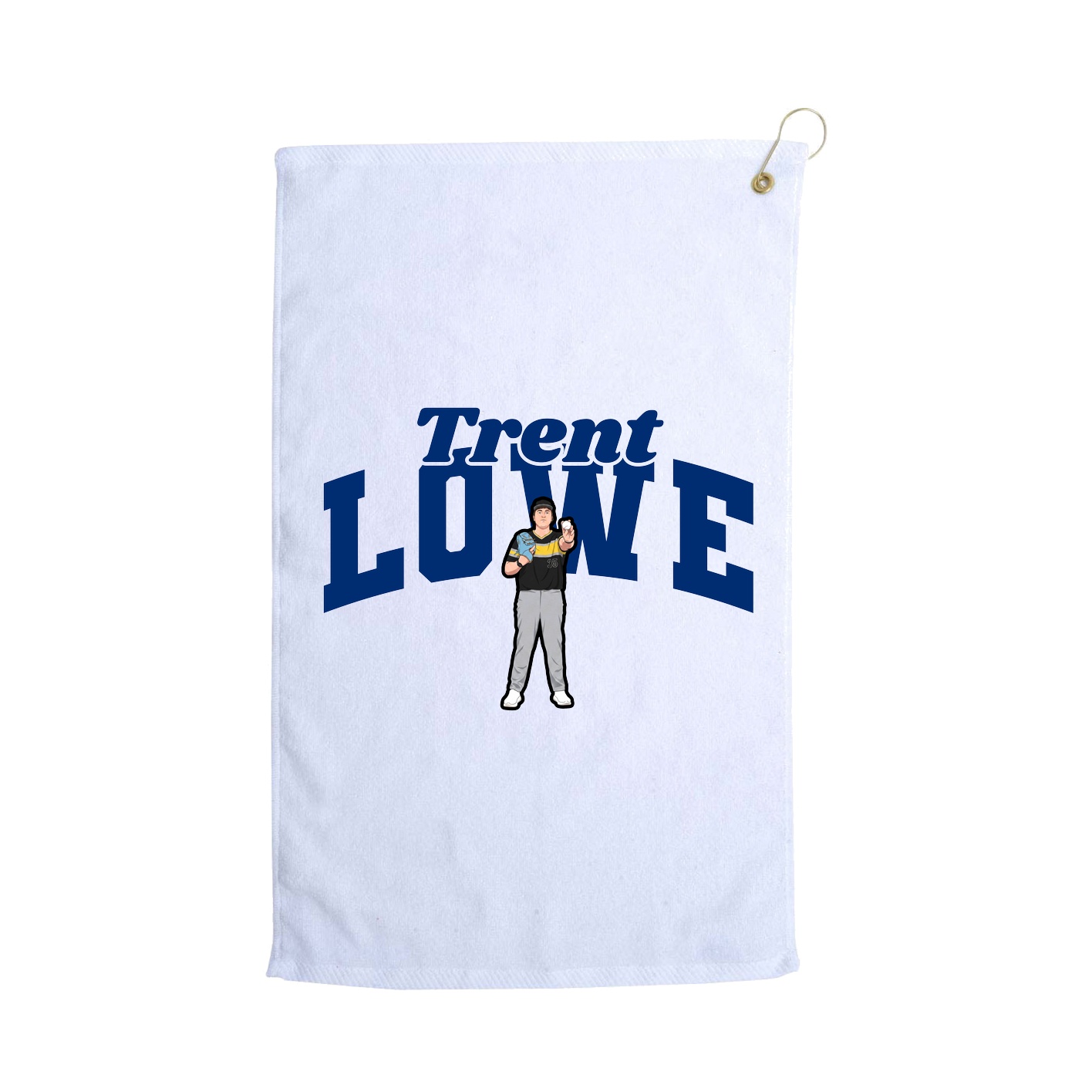 Golf Towel — Signature Arch in White