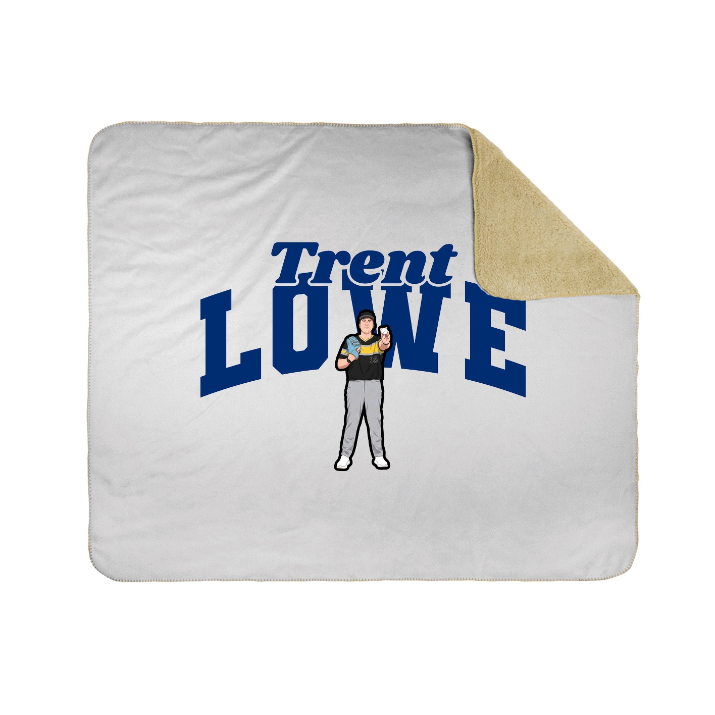 Throw Blanket — Signature Arch in White