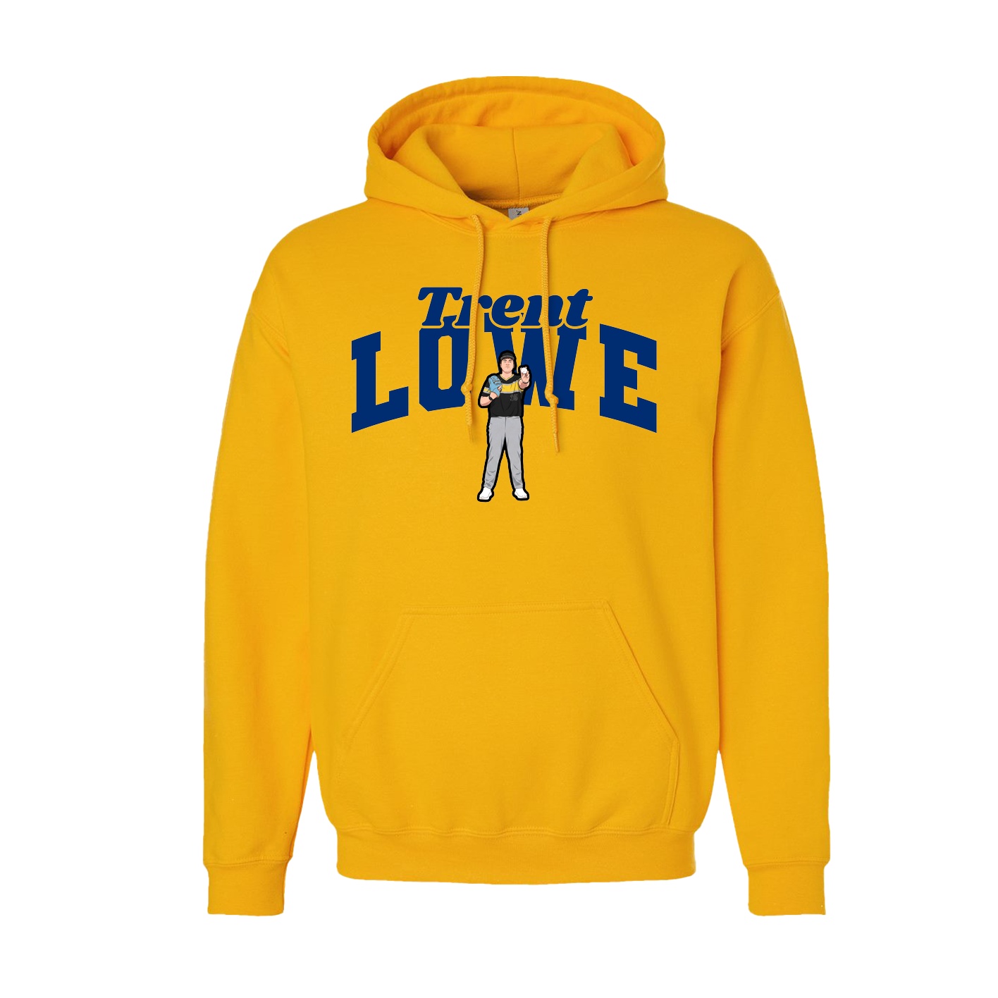 Hoodie — Signature Arch in Gold