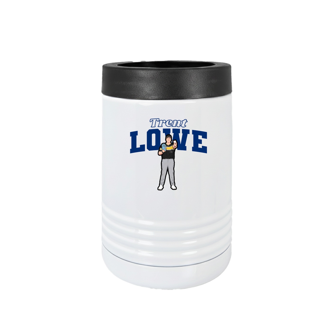 Beverage Holder — Name Arch in White