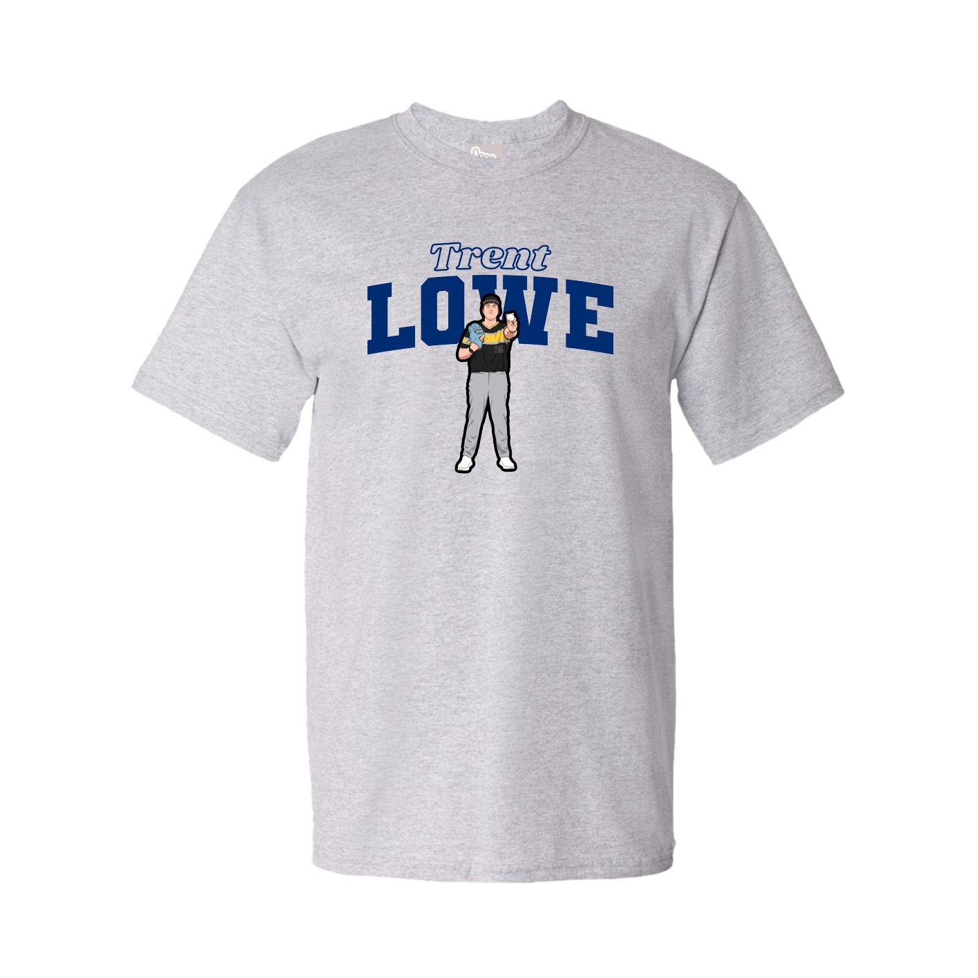 Tee — Name Arch in Grey