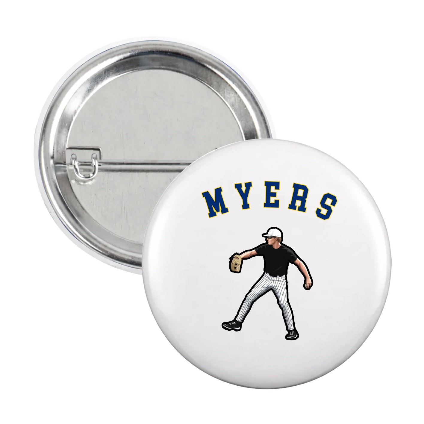 Game Day Button — Shirsey Arch in White