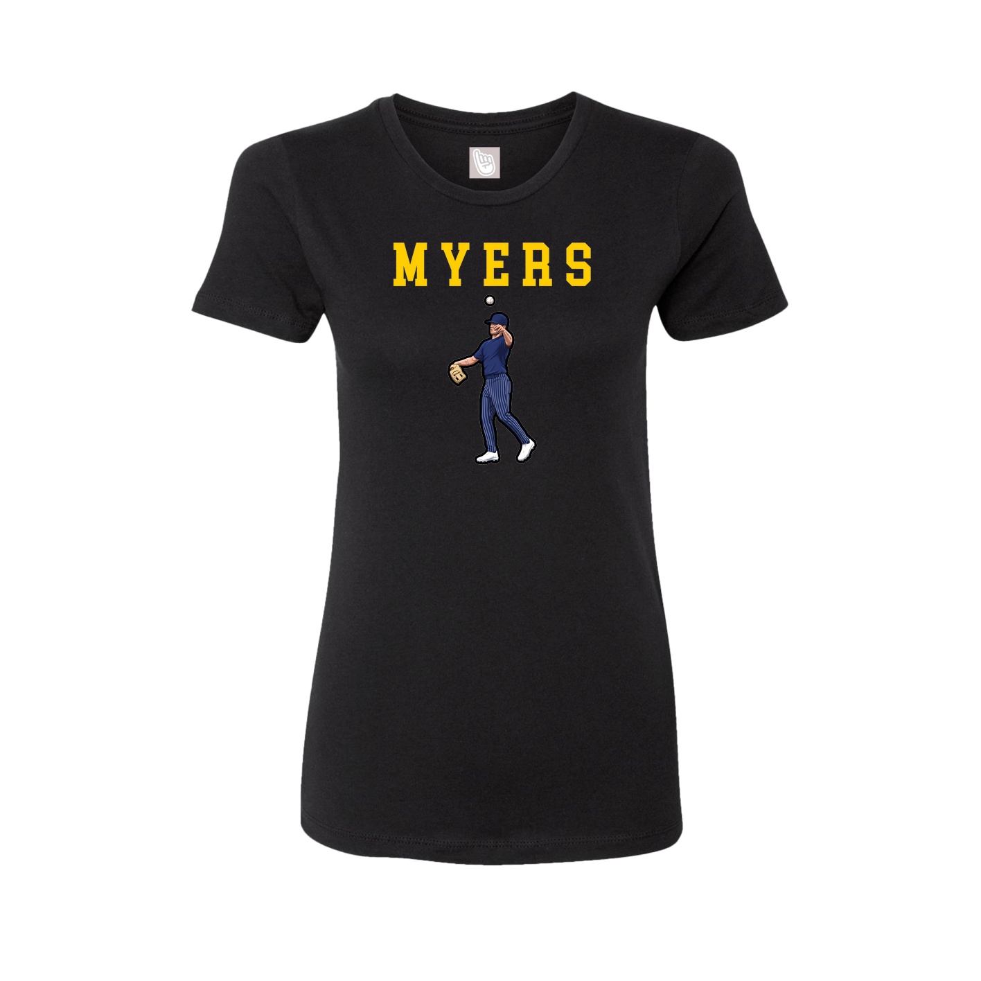 Fitted Women's Tee — Shirsey in Black