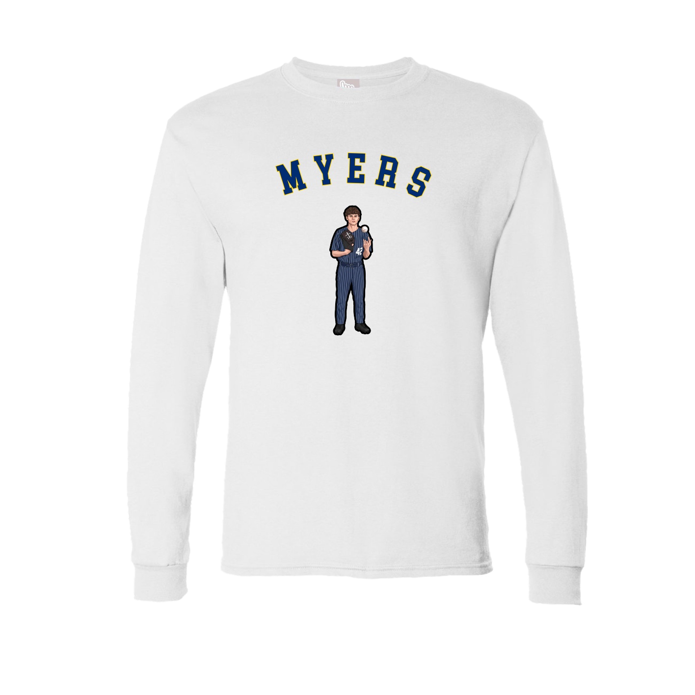 Long Sleeve Tee — Shirsey Arch in White