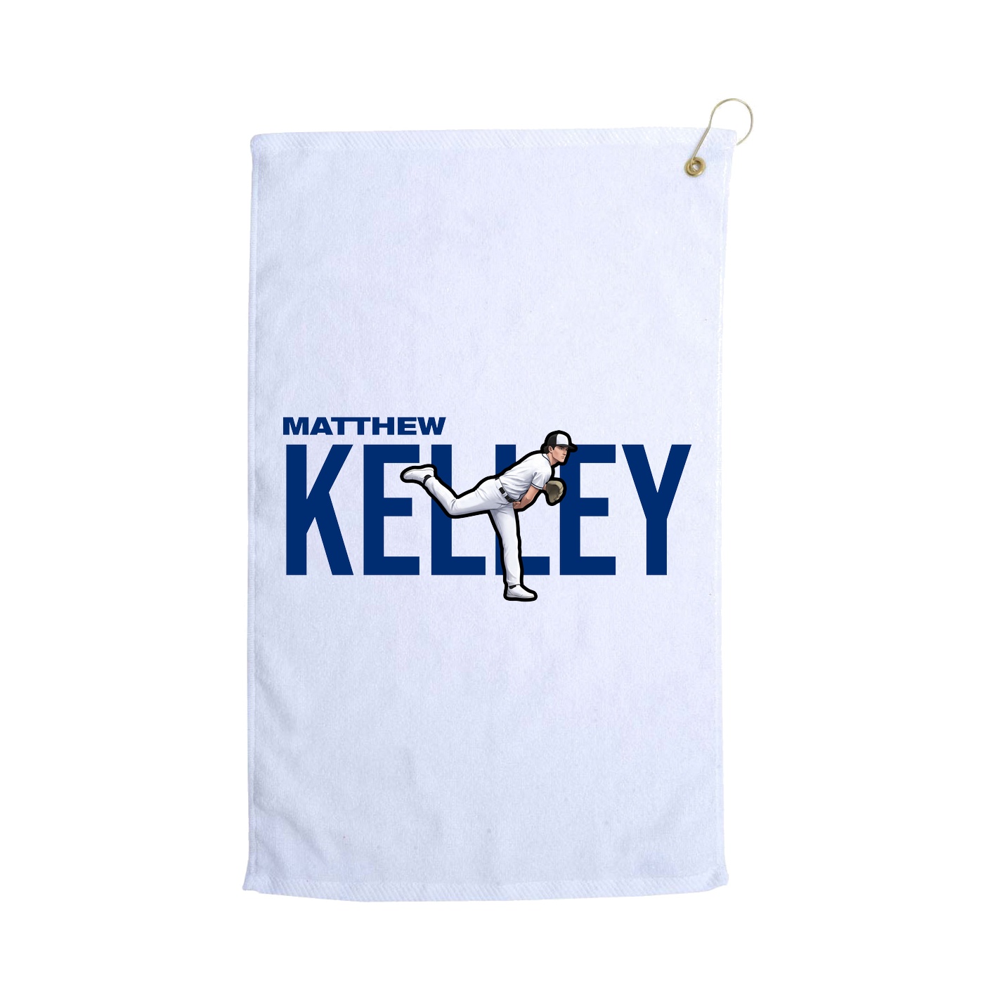 Golf Towel — Player Name in White