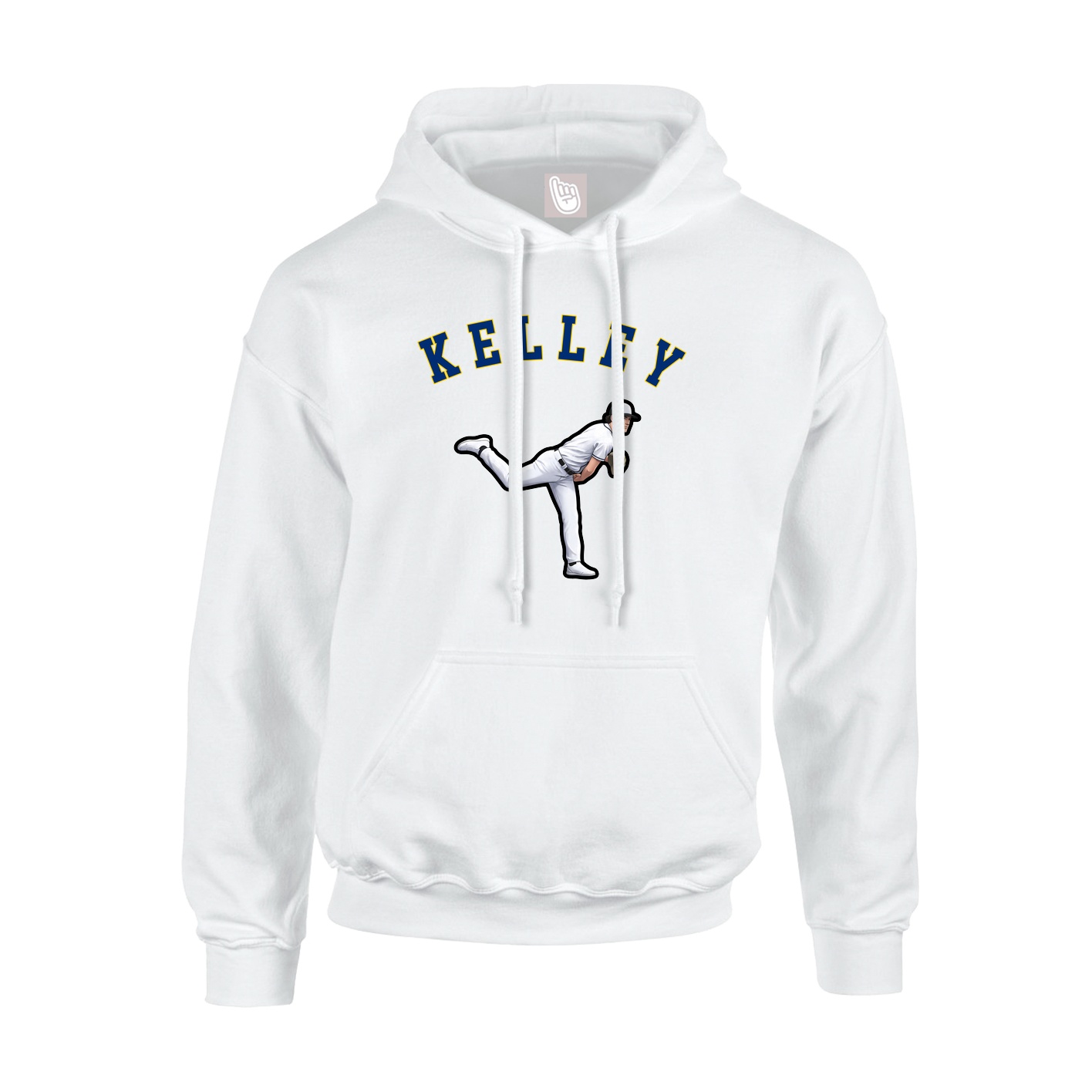 Youth Hoodie — Shirsey Arch in White