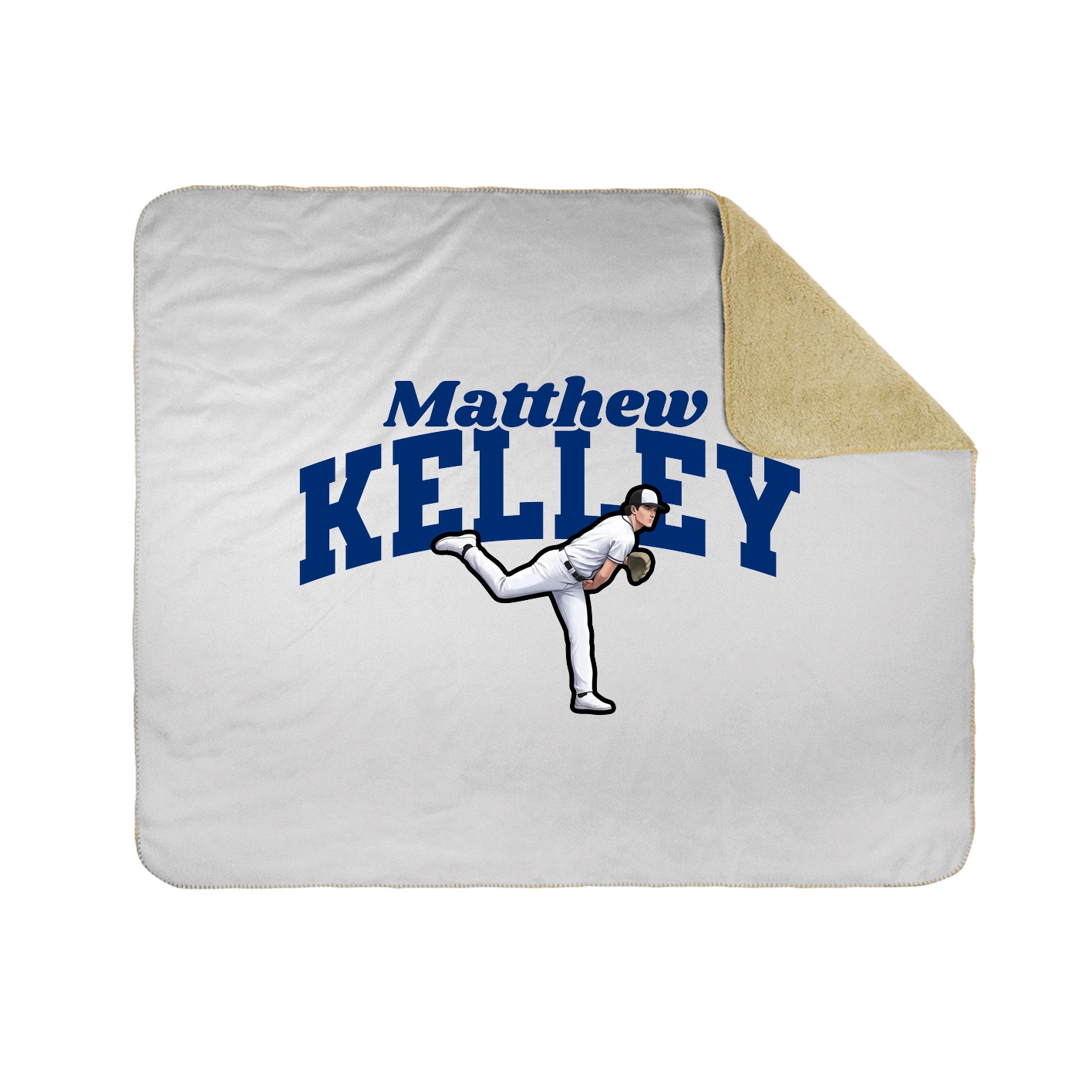 Throw Blanket — Signature Arch in White