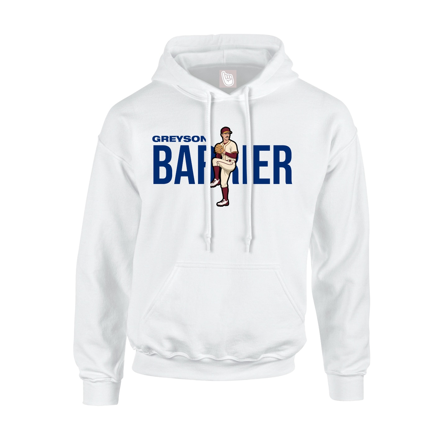 Hoodie — Player Name in White