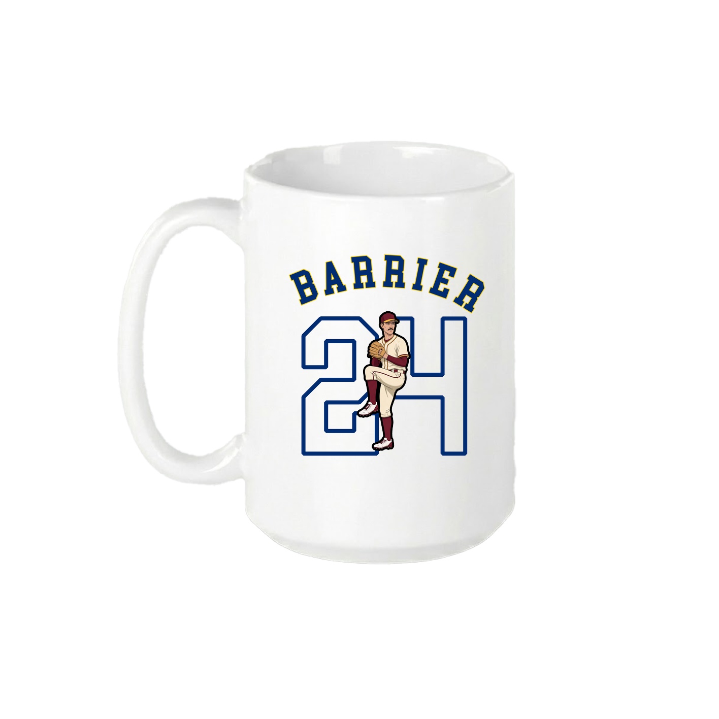 15oz Coffee Mug — Shirsey Arch in White