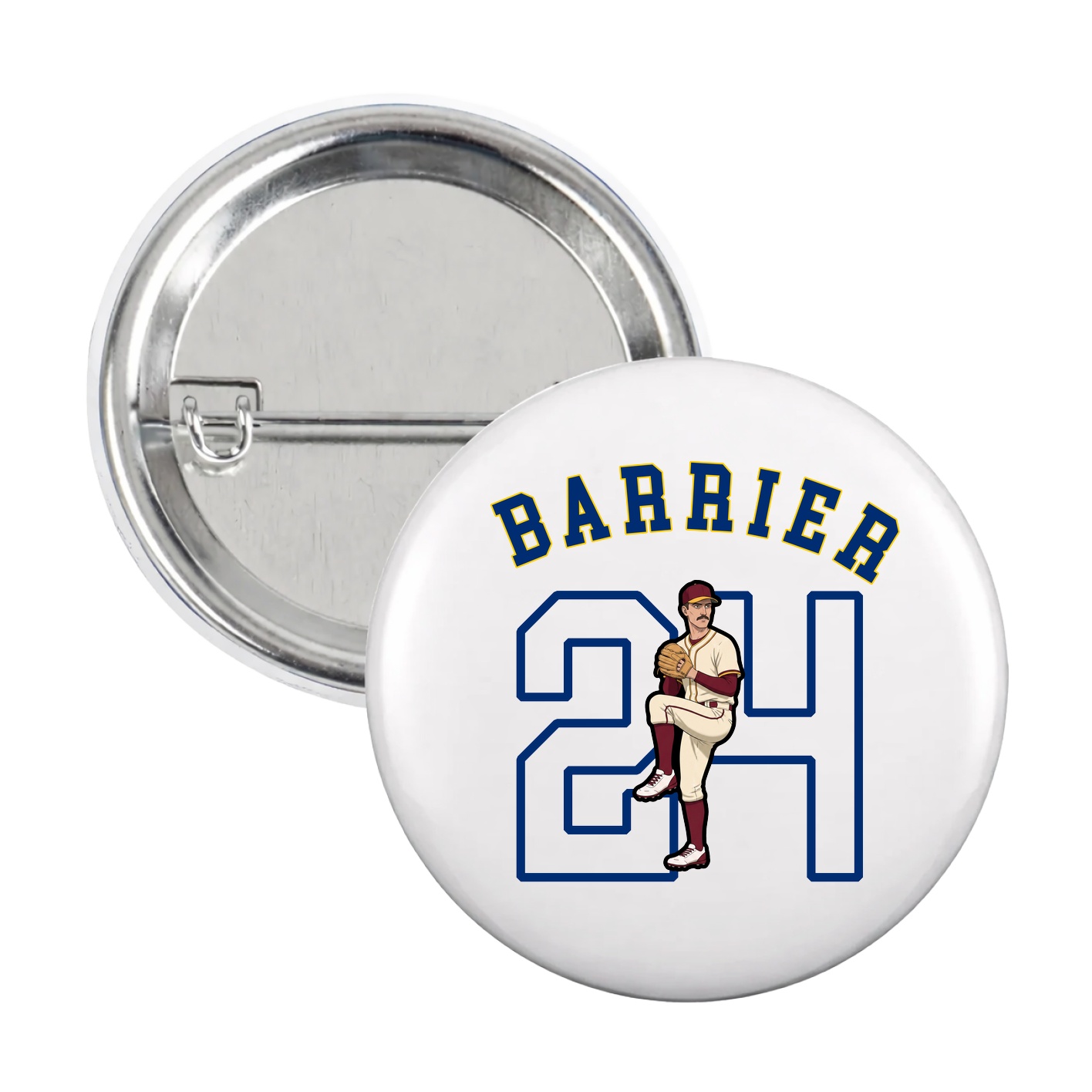 Game Day Button — Shirsey Arch in White
