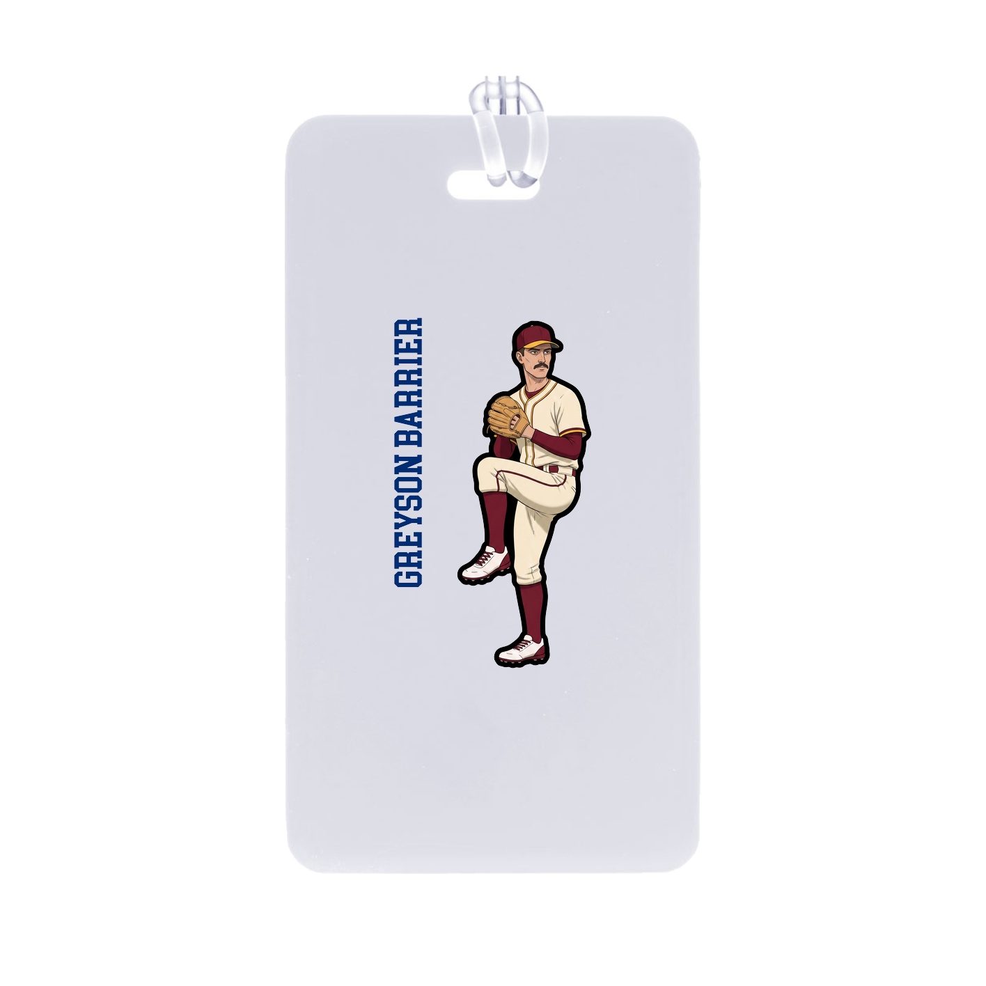 Bag Tag — Name Vertical in Classic