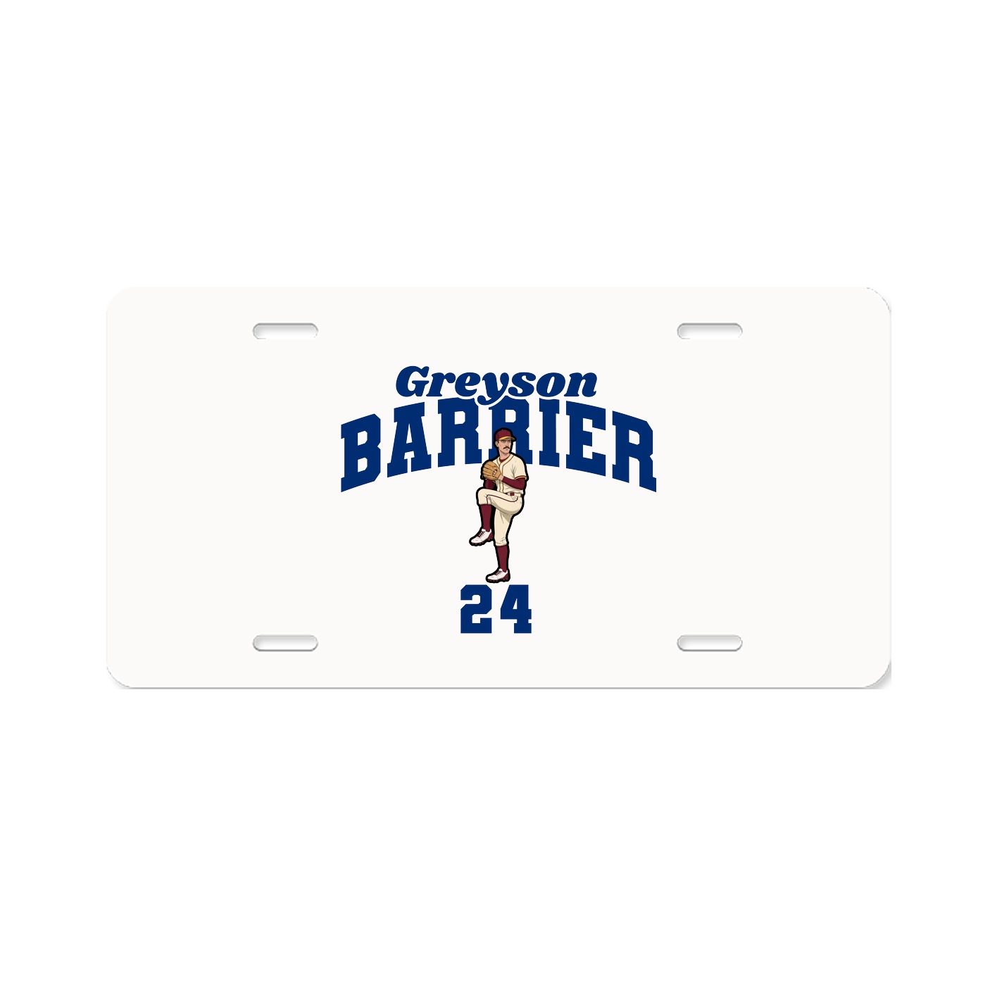 License Plate — Signature Arch in Classic