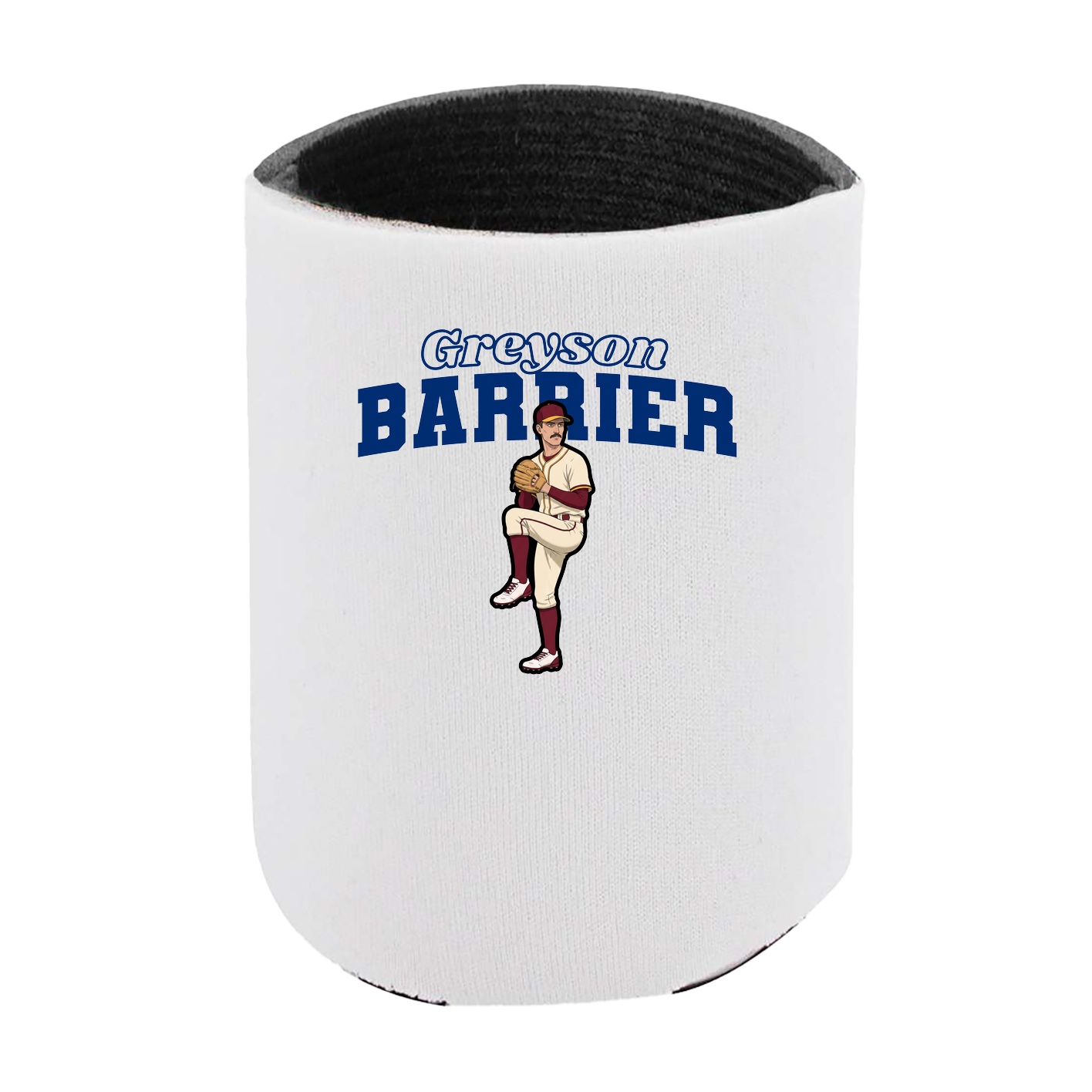 Can Holder — Name Arch in White