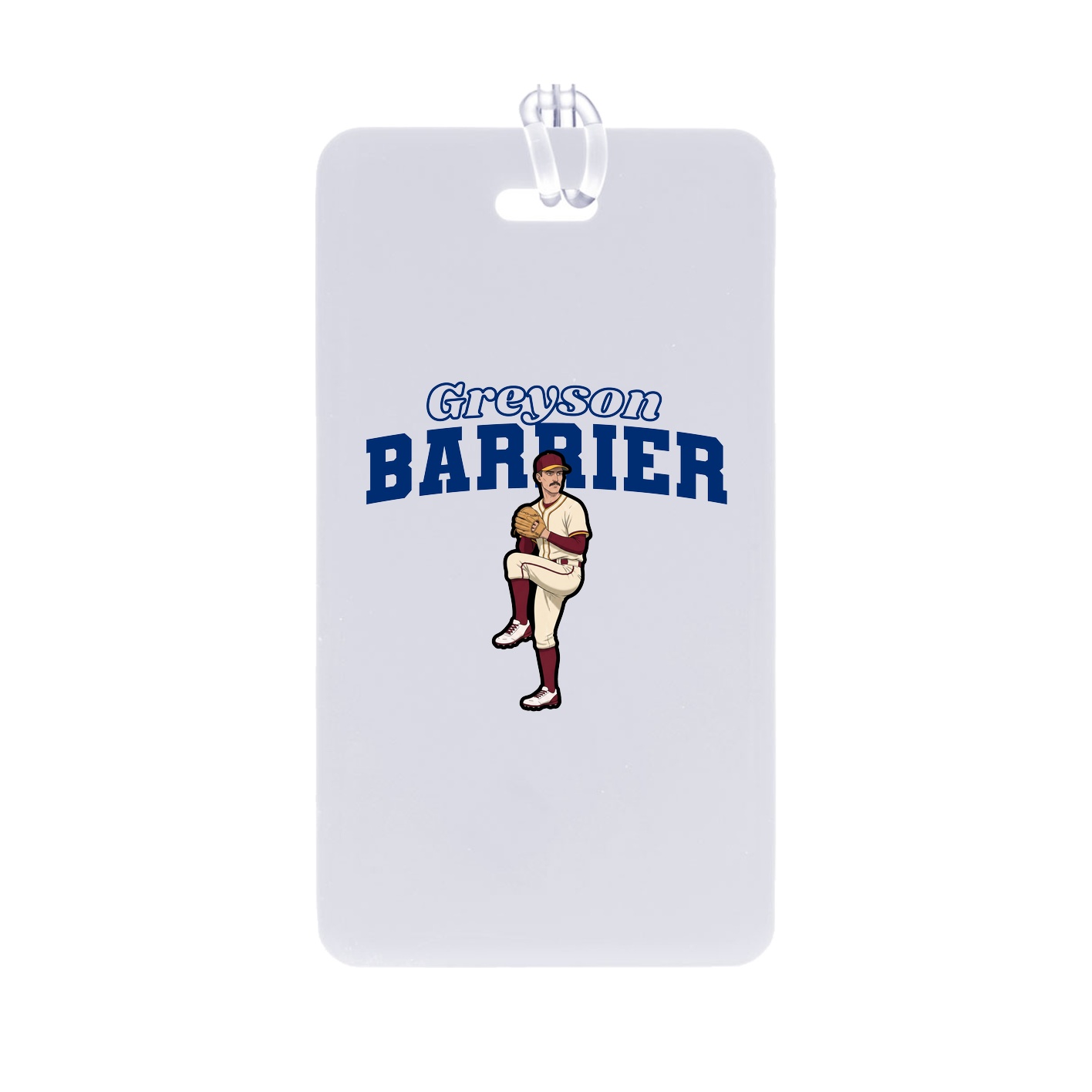 Bag Tag — Name Arch in Classic