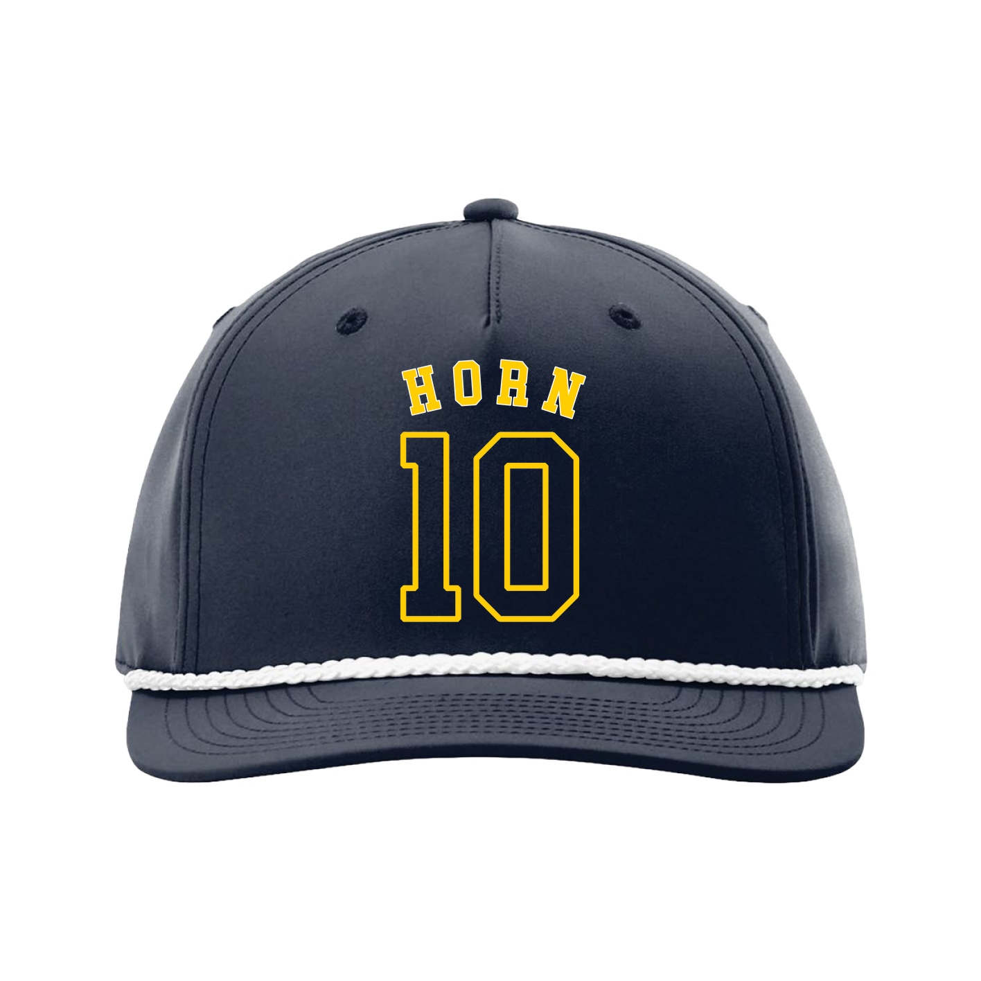 Five-Panel Classic Rope Cap — Shirsey Arch in Navy