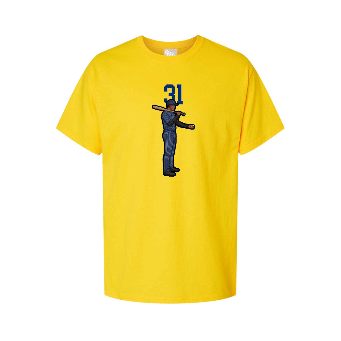 Youth Tee — Number Top in Gold