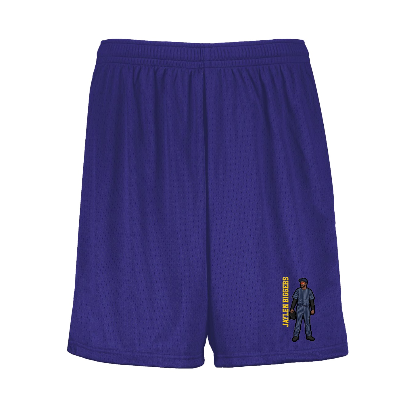 Shorts — Name Vertical in Purple