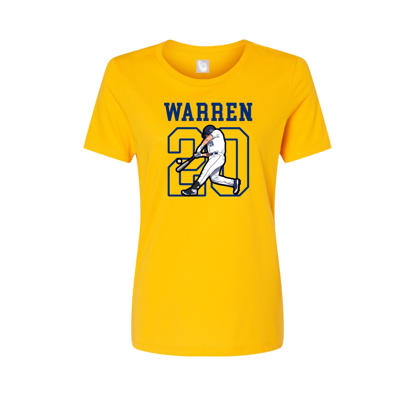 Fitted Women's Tee — Shirsey in Gold