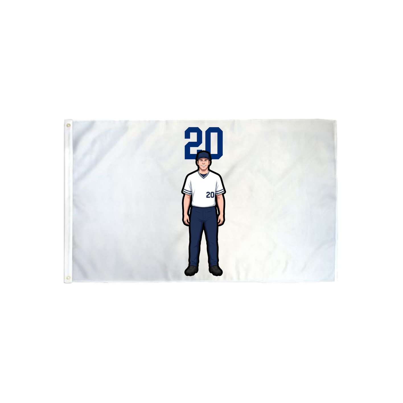 3x5 Flag — Number Top in Classic