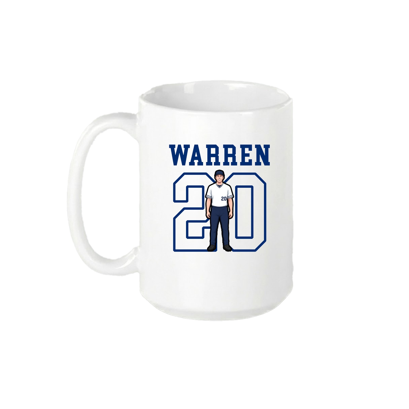 15oz Coffee Mug — Shirsey in White