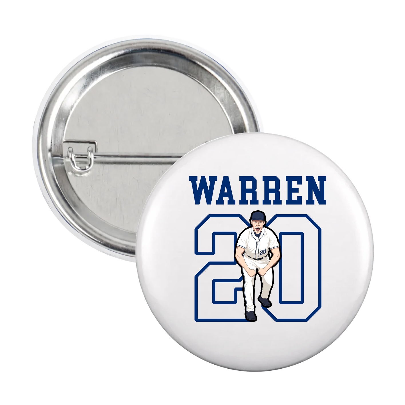 Game Day Button — Shirsey in White