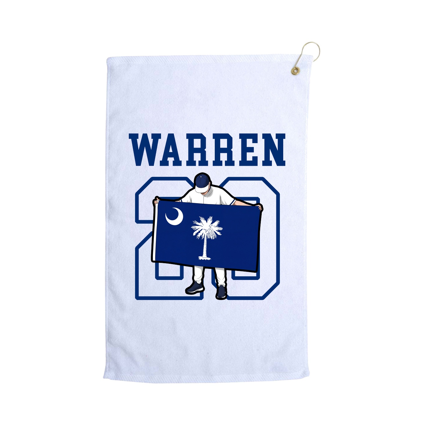 Golf Towel — Shirsey in White