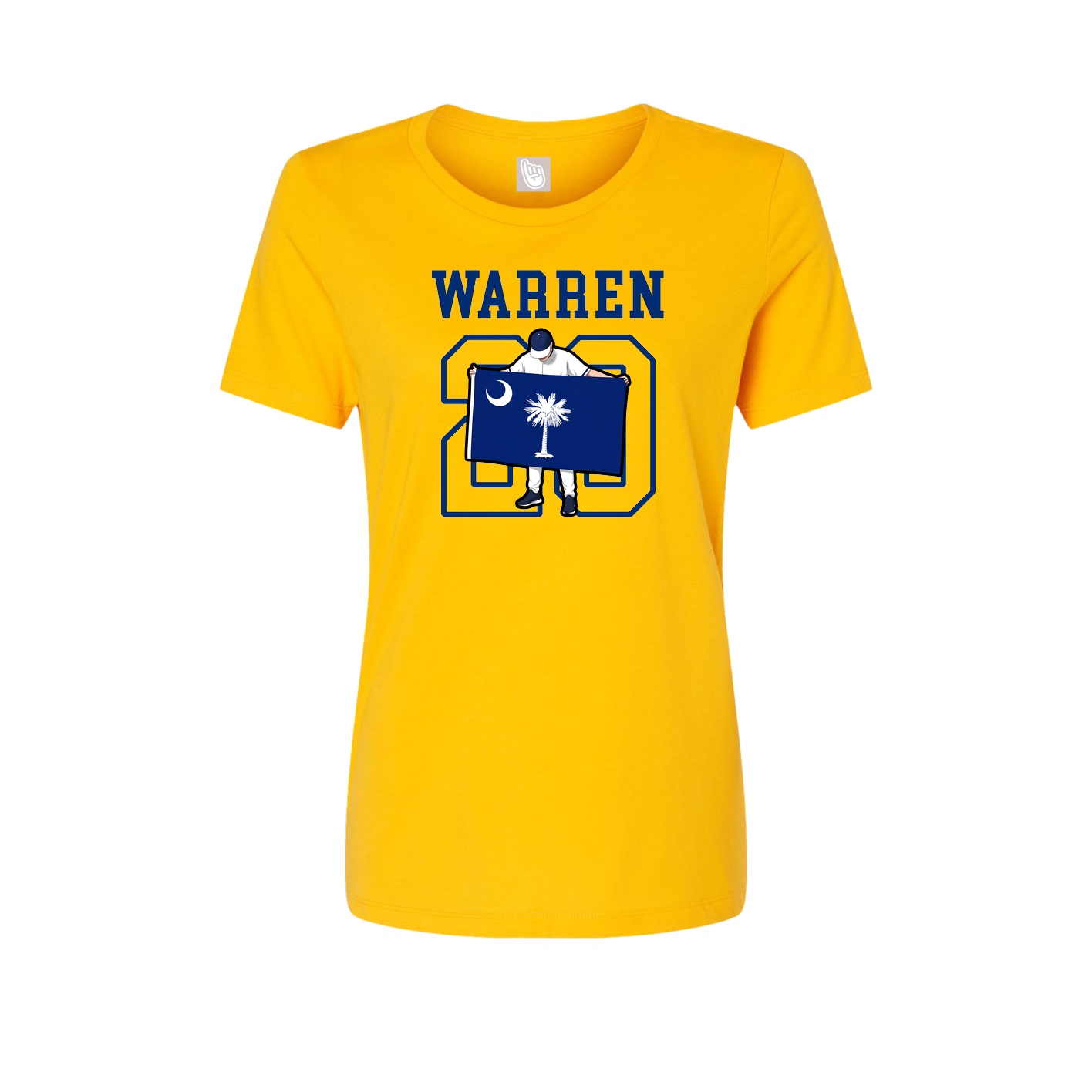 Fitted Women's Tee — Shirsey in Gold