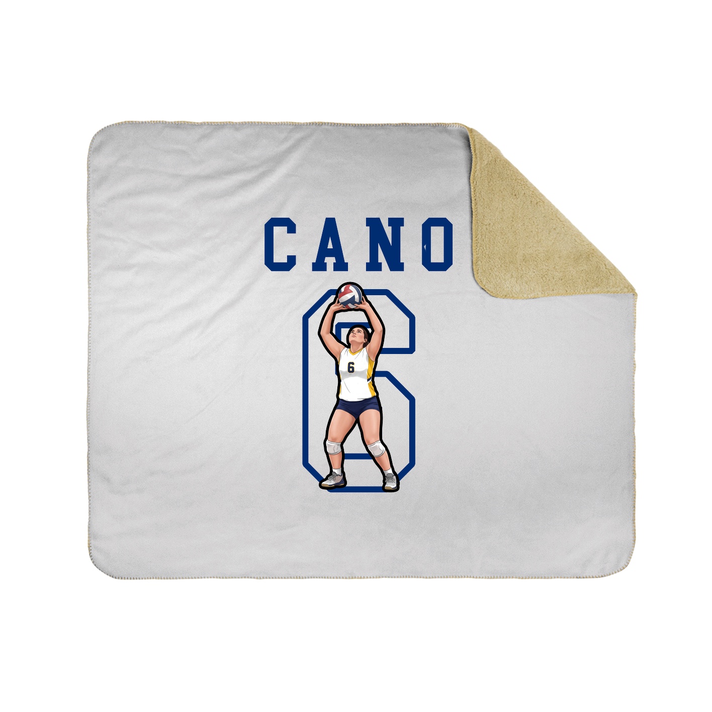 Throw Blanket — Shirsey in White