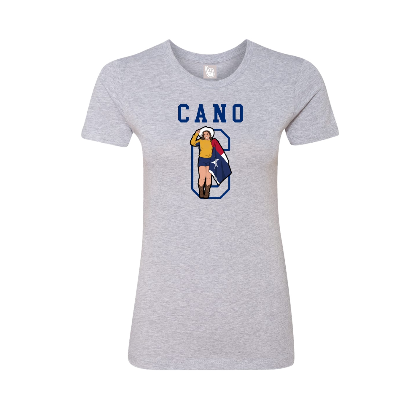 Fitted Women's Tee — Shirsey in Grey