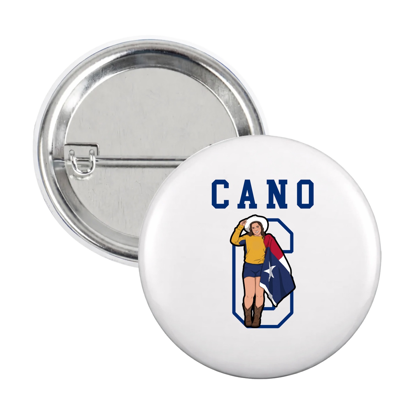 Game Day Button — Shirsey in White