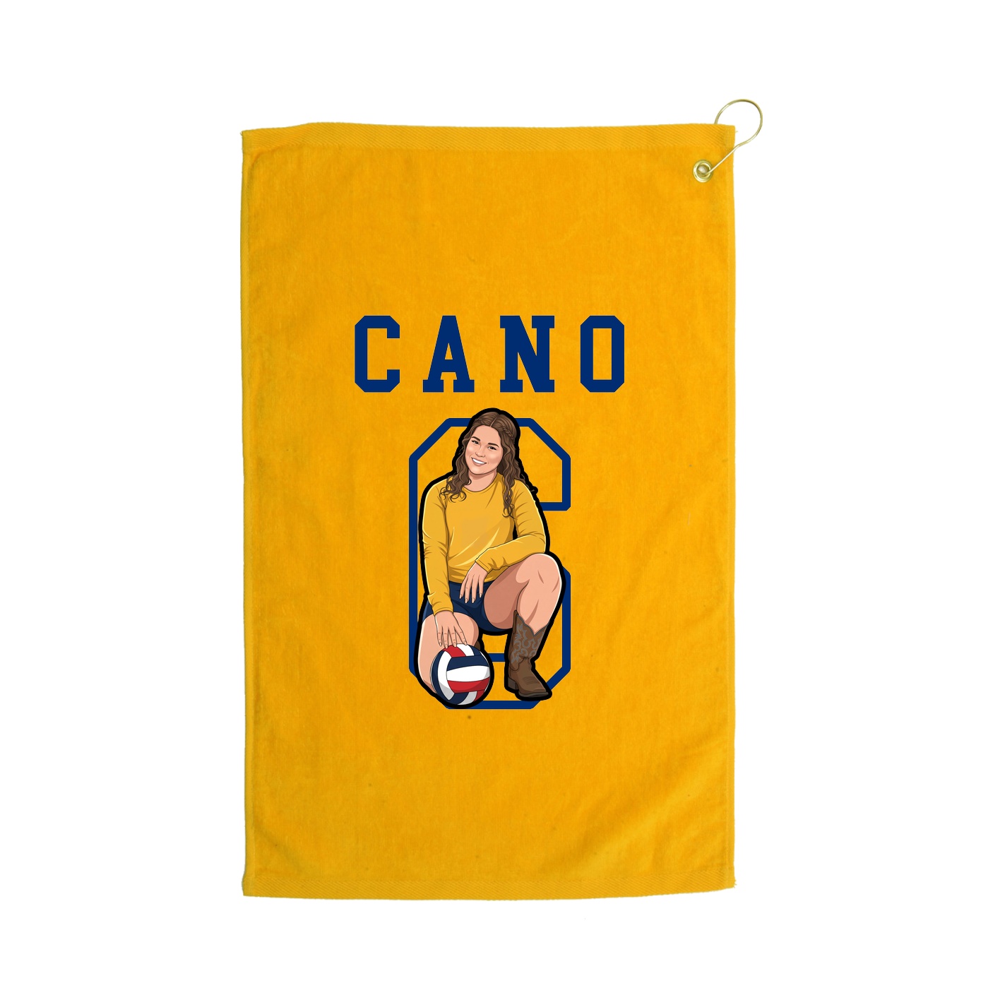 Golf Towel — Shirsey in Gold