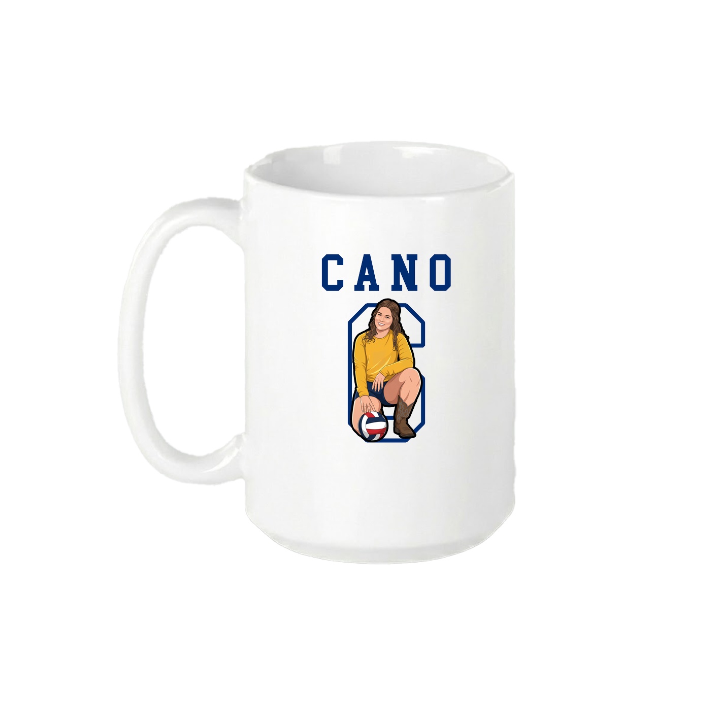 15oz Coffee Mug — Shirsey in White