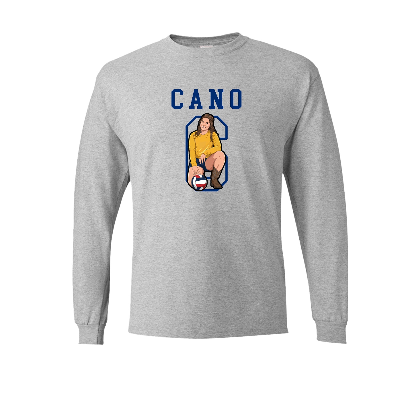 Long Sleeve Tee — Shirsey in Grey
