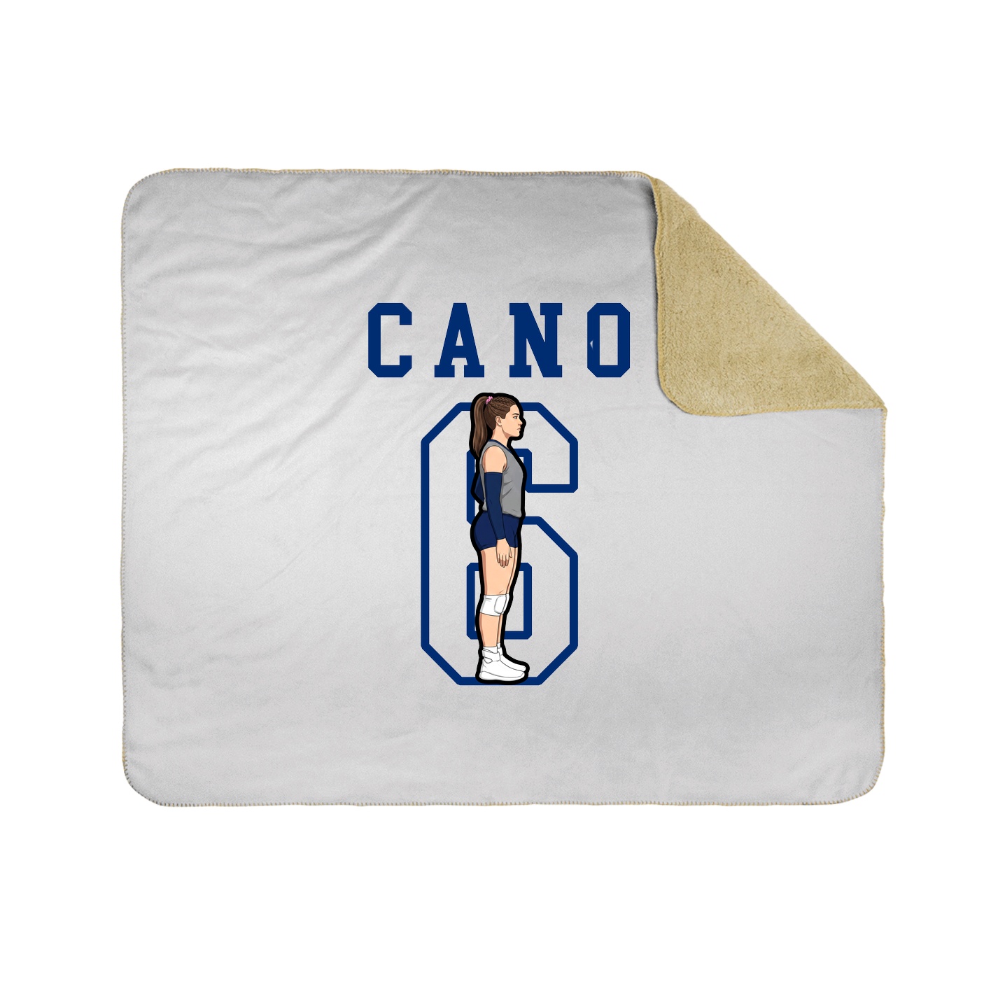 Throw Blanket — Shirsey in White
