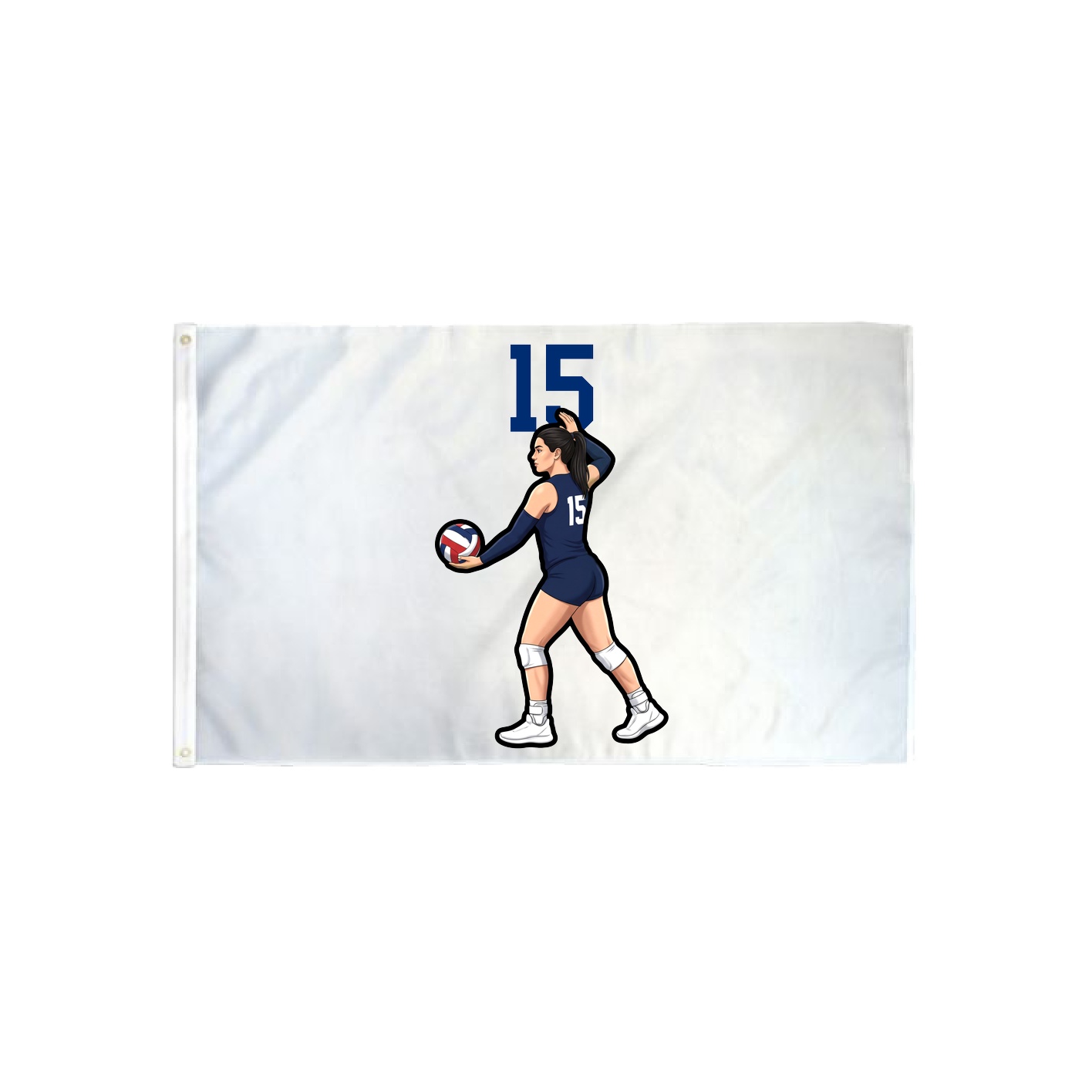 3x5 Flag — Number Top in Classic