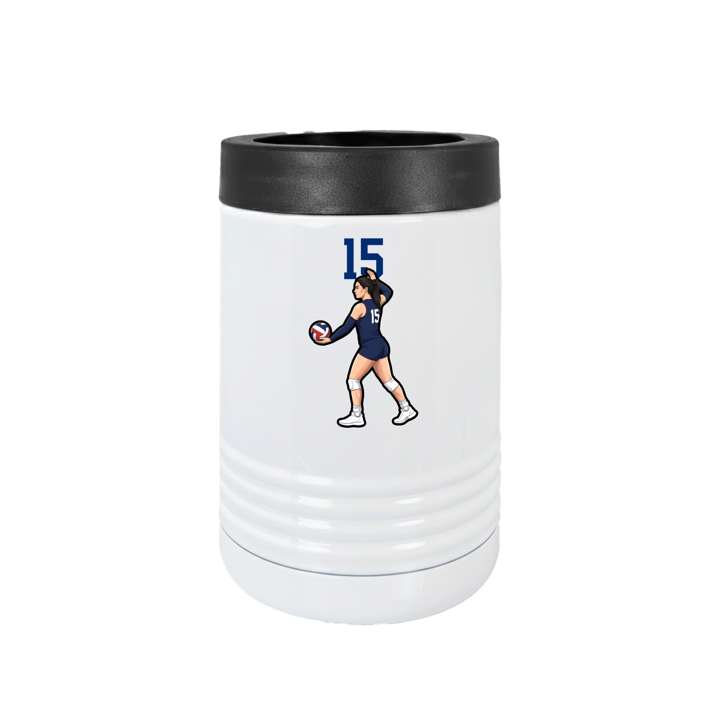 Beverage Holder — Number Top in White