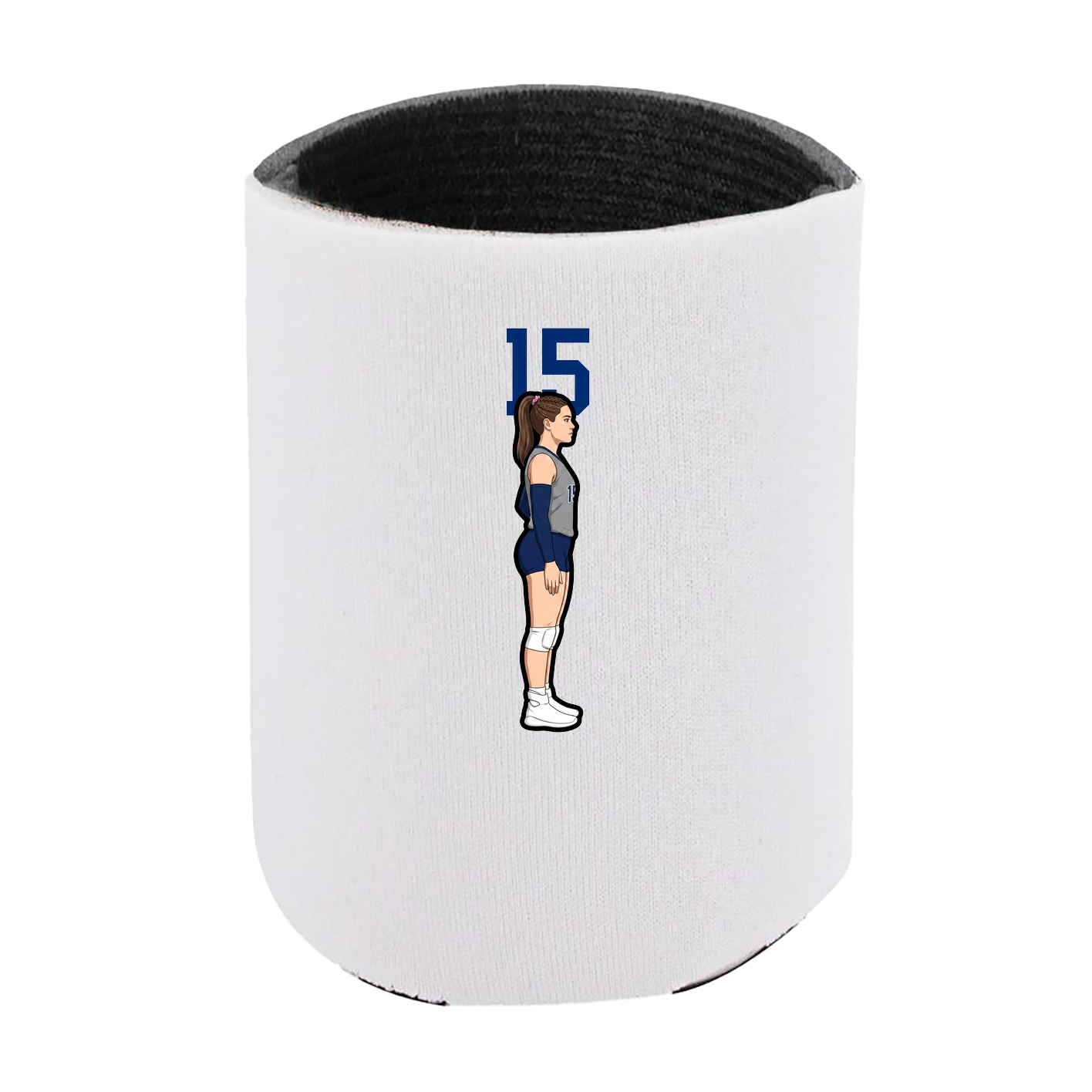 Can Holder — Number Top in White