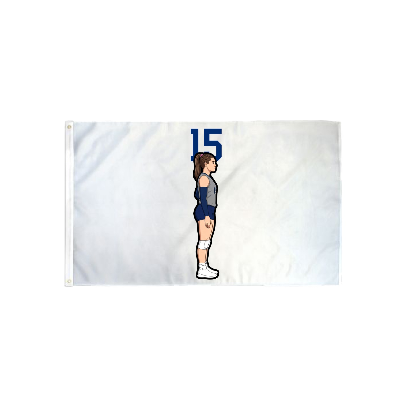 3x5 Flag — Number Top in Classic