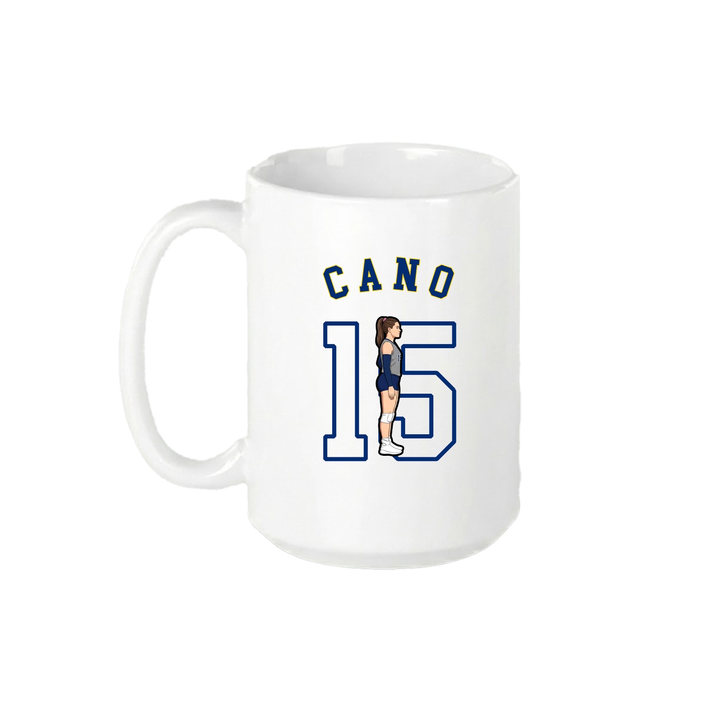 15oz Coffee Mug — Shirsey Arch in White