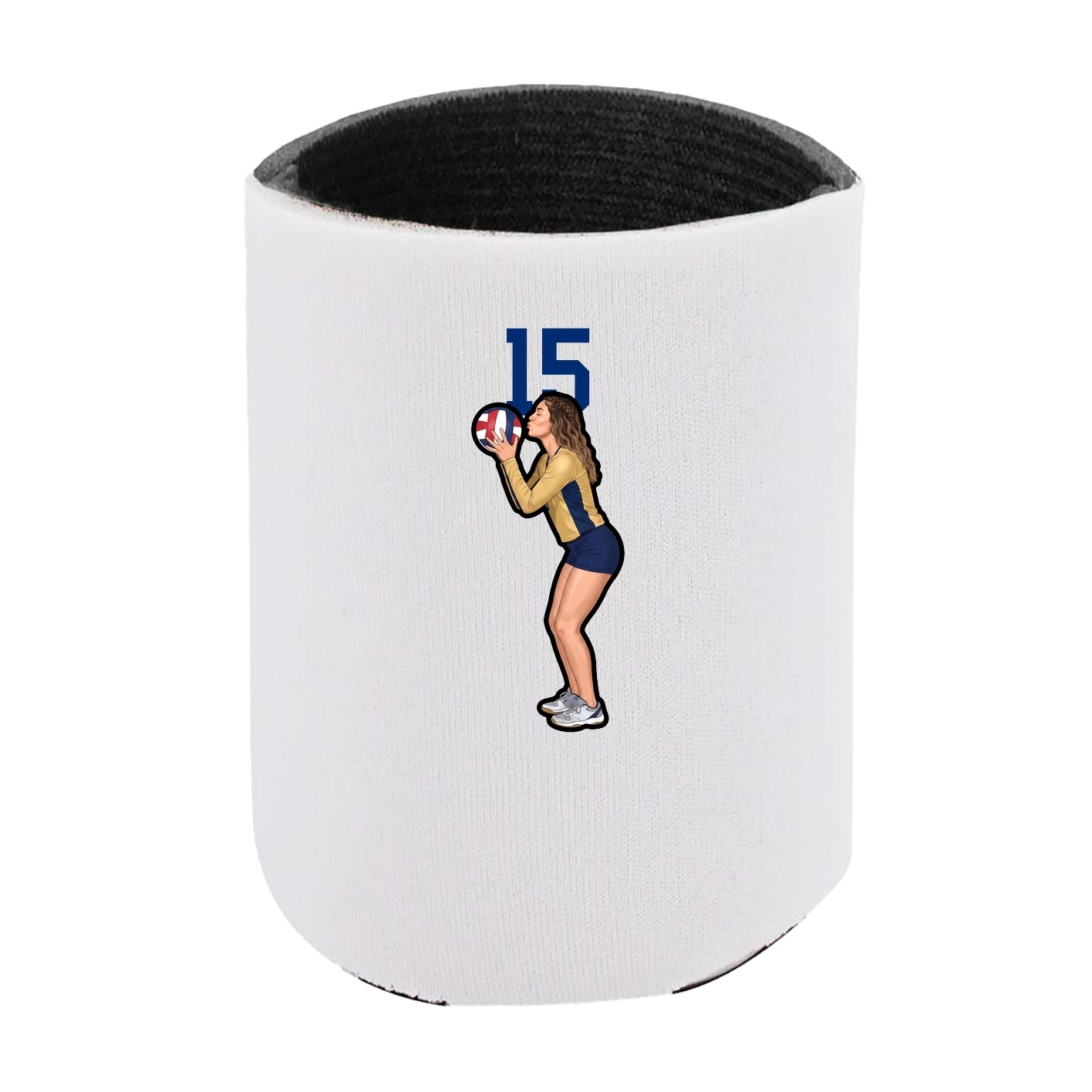 Can Holder — Number Top in White