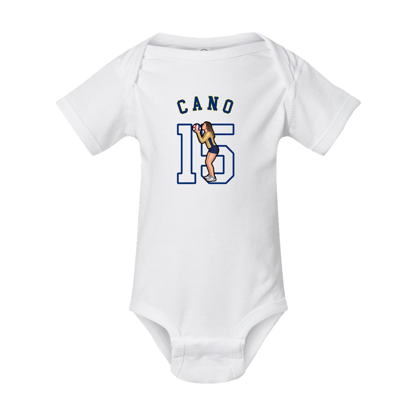 Baby Onesie — Shirsey Arch in White