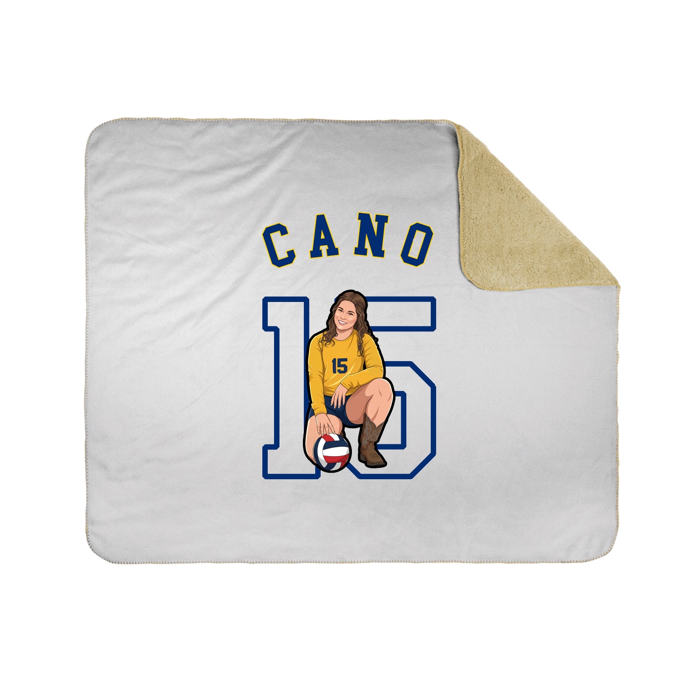 Throw Blanket — Shirsey Arch in White