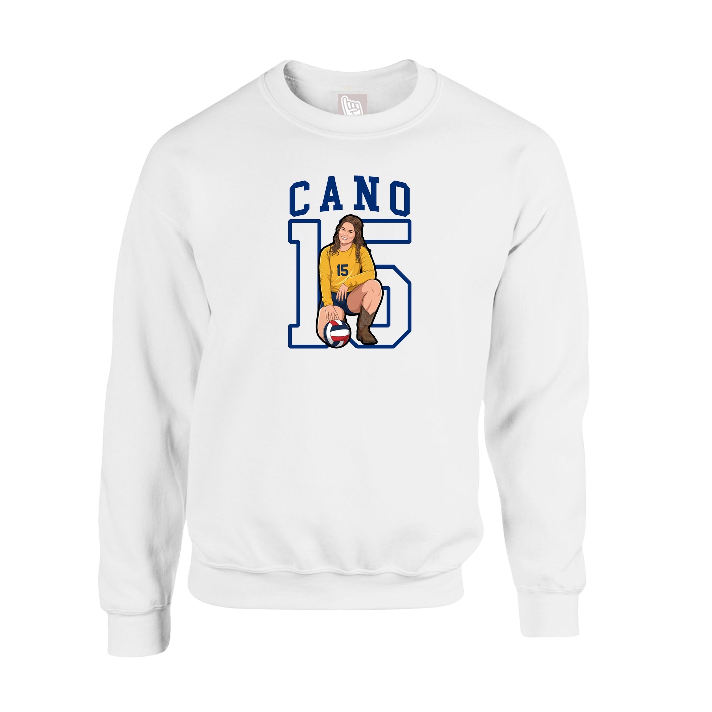 Fleece Crew — Shirsey in White
