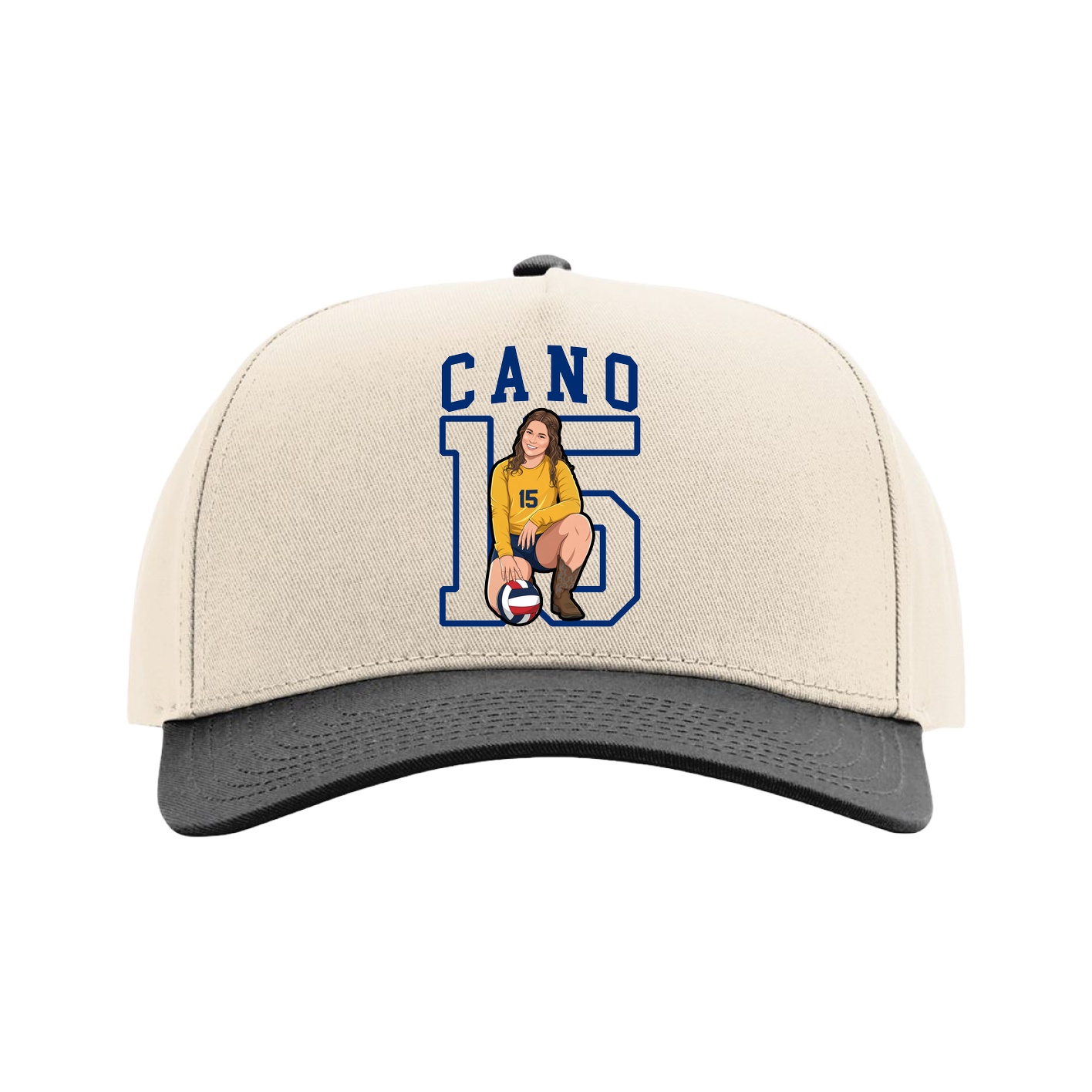 Full Fabric Five-Panel Champ Cap