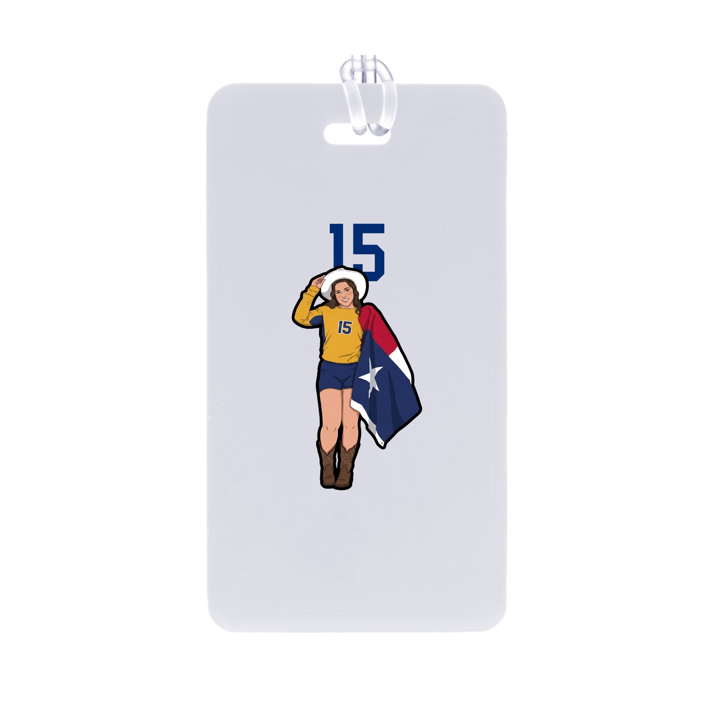 Bag Tag — Number Top in Classic