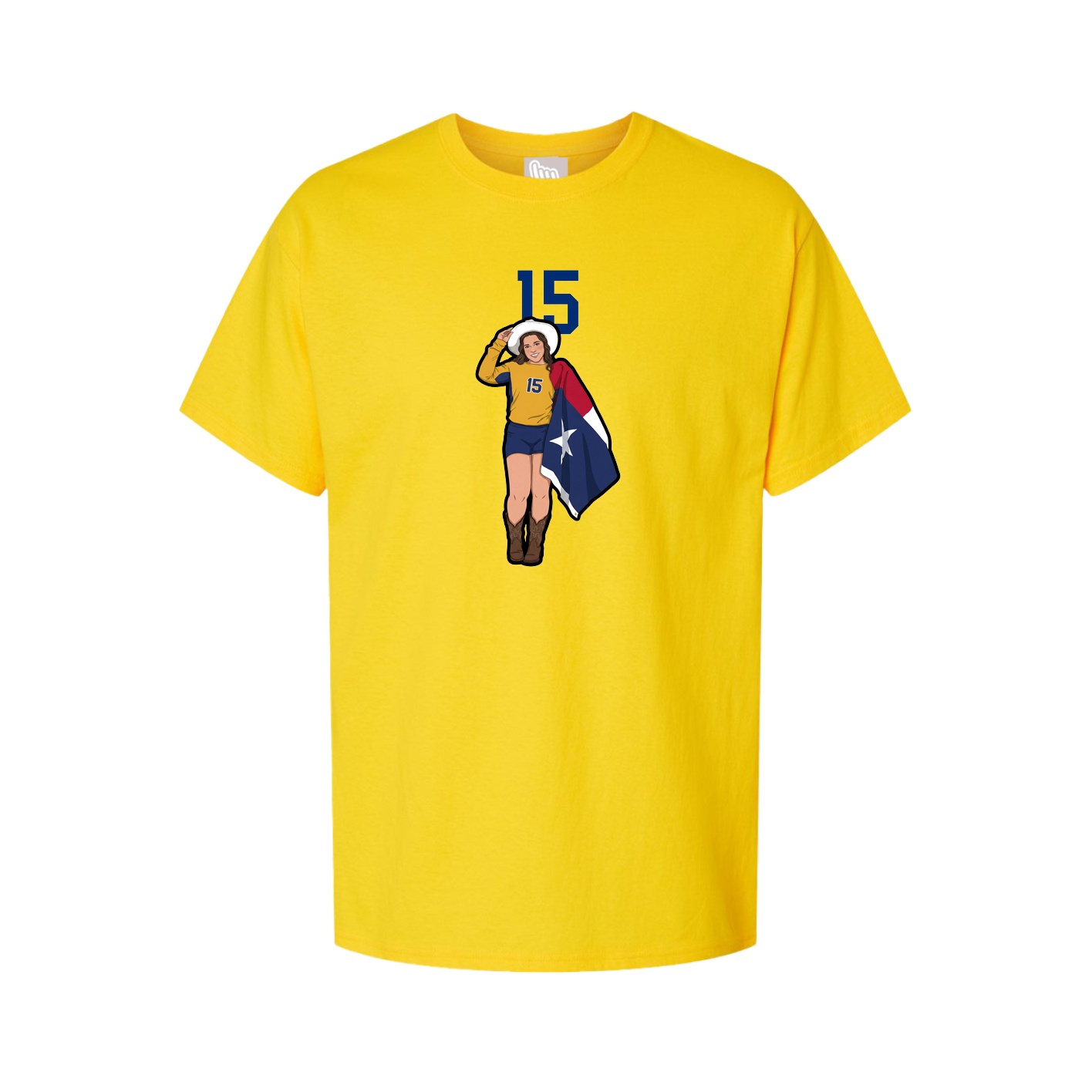 Tee — Number Top in Gold