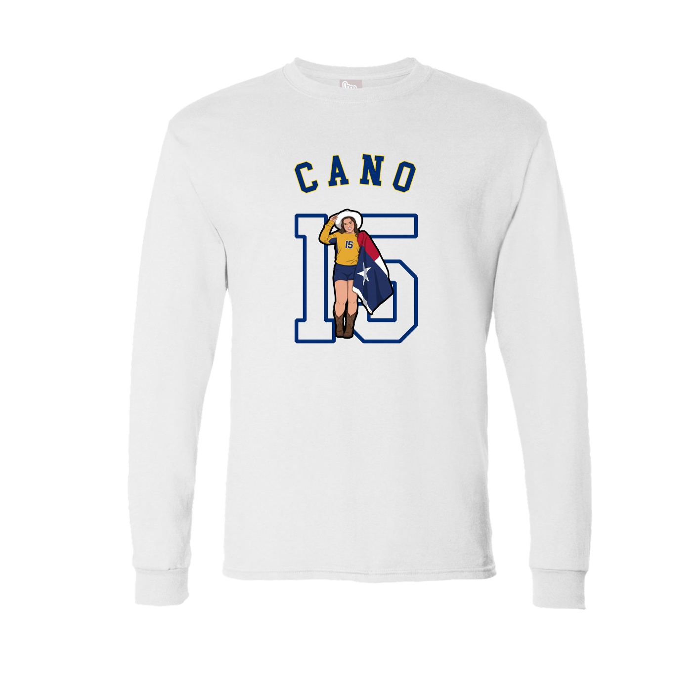 Long Sleeve Tee — Shirsey Arch in White