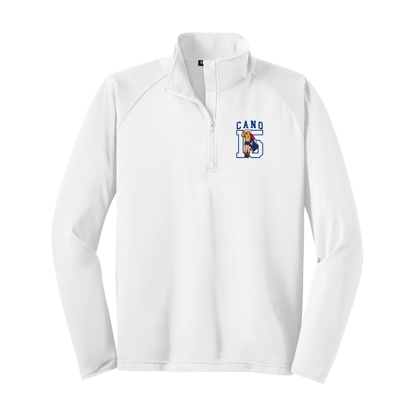 Q-Zip Pullover — Shirsey in White