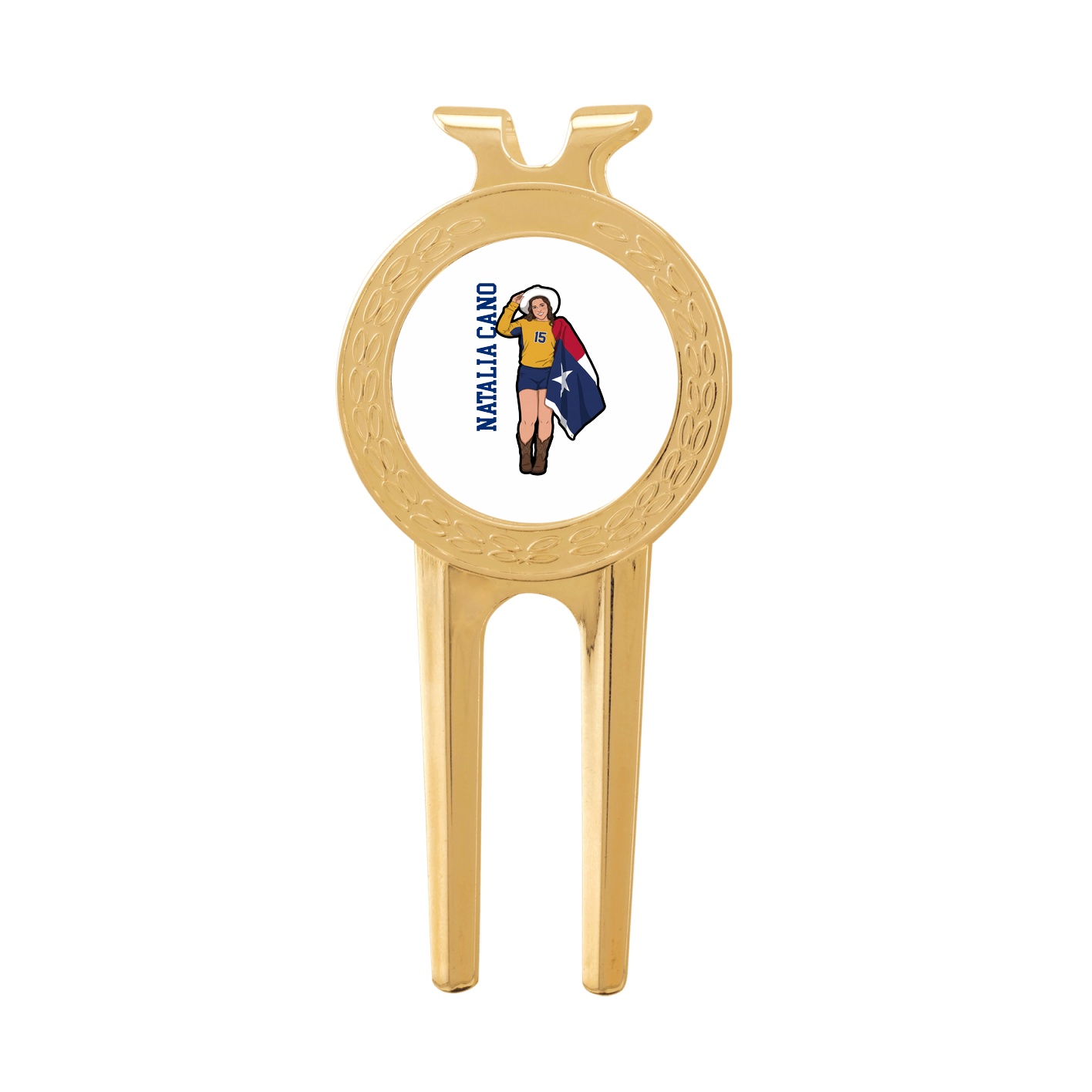 Divot Tool with Ball Marker — Name Vertical in Classic